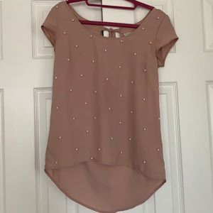 Elegant pearl shirt from Dynamite size xs